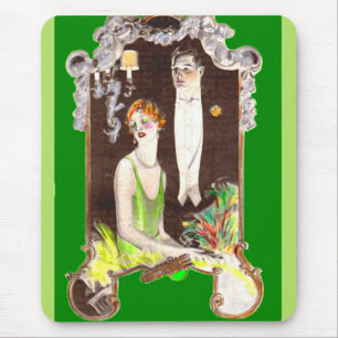 Mousepad Camisa de seta do 1920 Leyendecker e n.o 2