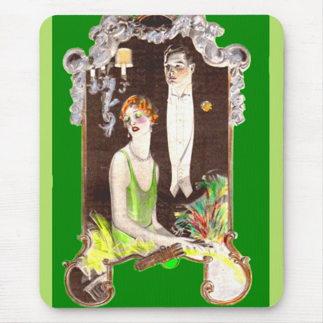 Mousepad Camisa de seta do 1920 Leyendecker e n.o 2 (Frente)