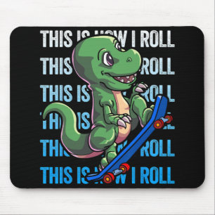 Mousepad Camisa de skate Dino para meninos