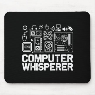 Mousepad Camisa de Sussurrador de Computador Suporte Técnic