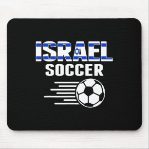 Mousepad Camisa de Torcedor de Futebol Orgulhoso de Israel