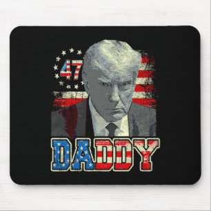 Mousepad Camisa Divertida do Papai Trump - Papai Trump Vint