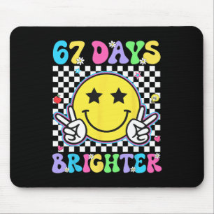 Mousepad Camisa do 67º Dia de Escola 67 Dias Mais Brilhante