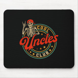 Mousepad Camisa do Clube dos Tios Legais Retrô Esqueleto Di