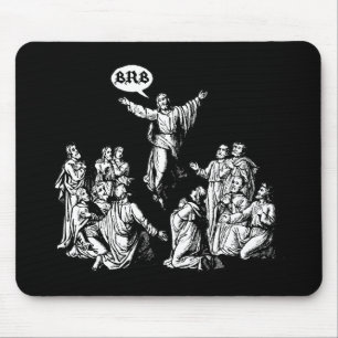 Mousepad Camisa do lol de Jesus BRB