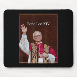 Mousepad Camisa do Papa deus abençoe Leo Xiv, Papa Leo Xiv