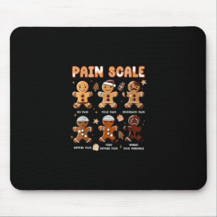 Mousepad Camisa engraçada de Natal para enfermeira Escala d