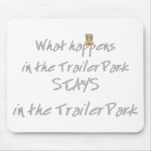 Mousepad Camisa engraçada do parque de caravanas