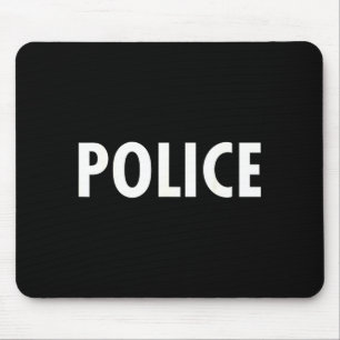 Mousepad Camisa engraçada e fácil de Halloween da POLÍCIA p