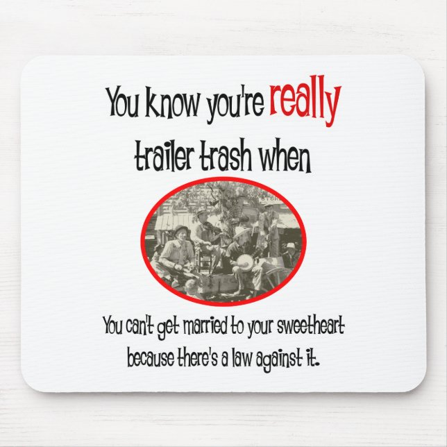 Mousepad Camisa Engraçado do Parque Trailer (Frente)