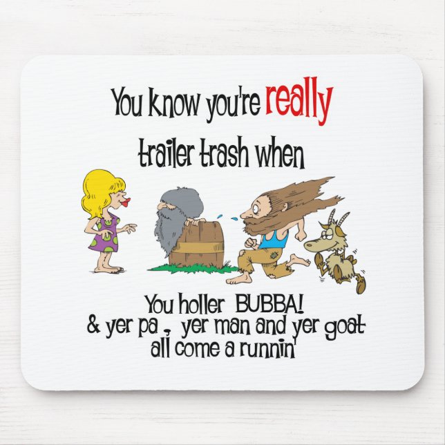 Mousepad Camisa Engraçado do Parque Trailer (Frente)