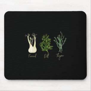 Mousepad Camisa Ervas Sutis Funcho Dill Tomilho Anti Trump