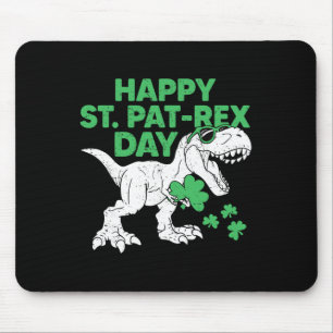 Mousepad Camisa Feliz Dia St Pat Rex Dia de São Patrício Di
