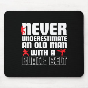 Mousepad Camisa Legal de Humor de Karatê para Homens. Arte