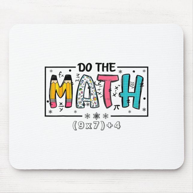 Mousepad Camisa Matemática 67 Professor de Matemática Seis (Frente)