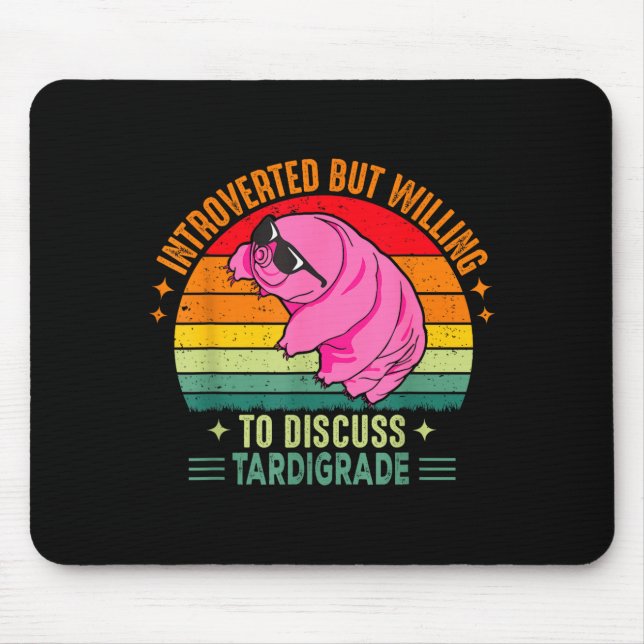 Mousepad Camisa Microbiologia Ciência Nerd Stem Introvertid (Frente)