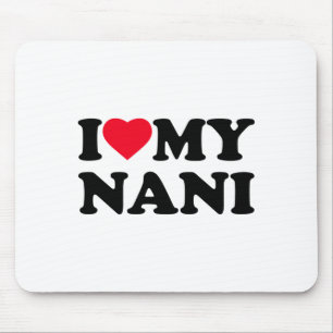 Mousepad Camisa Nani Coração Avó Família Longa