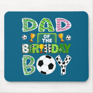 Mousepad Camisa Pai Aniversário Jogador de Futebol Jogo