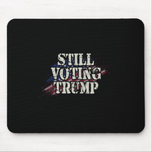 Mousepad Camisa Retro da Bandeira dos EUA Trump - Votando e