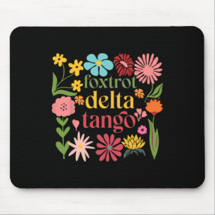 Mousepad Camisa Sutil Floral Trump Resist Flowers Foxtrot D