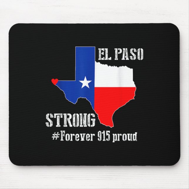 Mousepad Camisa T Forte De El Paso, Orgulhoso 915 (Frente)