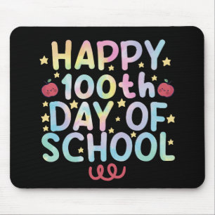 Mousepad Camisa Tie Dye Feliz 100º Dia De Aula Professor Al