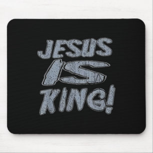 Mousepad Camisas Cristãs Para Homens Jesus É Rei Deus Fé