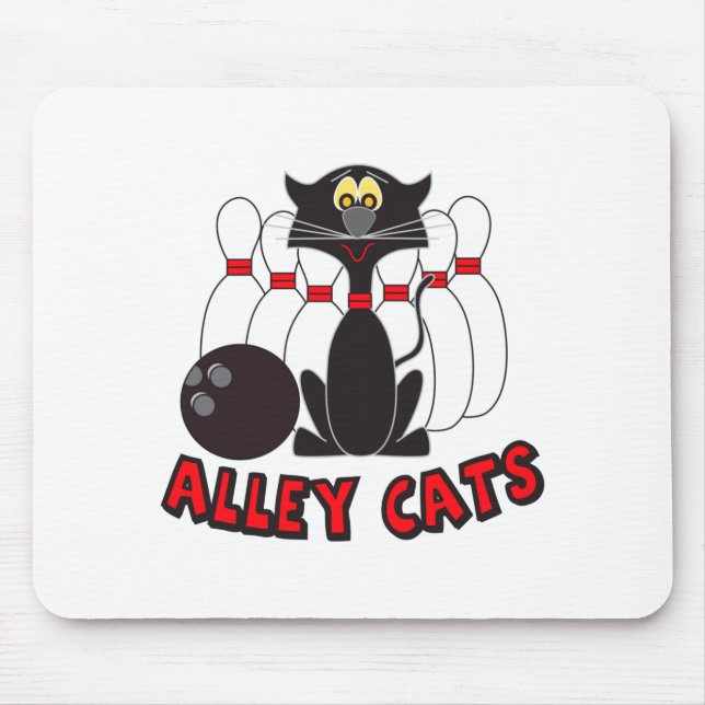 Mousepad Camisas de Boliche Alley Cats  (Frente)