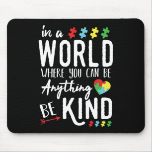 Mousepad Camisas de Consciência Autismo - Seja gentil com