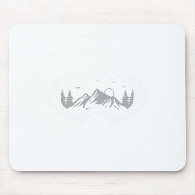 Mousepad Camisas de Esqui Snowboard  (Frente)