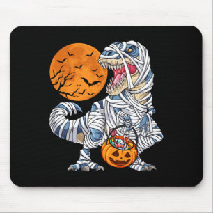 Mousepad Camisas de Halloween para Homens Dinossauro T Rex