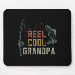 Mousepad Camisas de pesca para avô muito legais