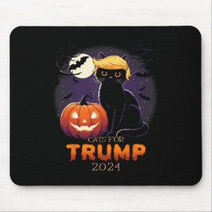 Mousepad Camisas do Gato de Trump Gato Preto Fantasia de Ha