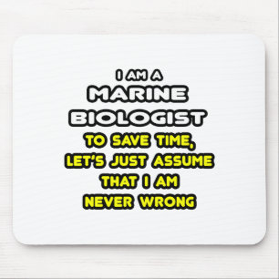 Mousepad Camisas e Presentes da Funny Marine Biologist