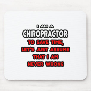 Mousepad Camisas e presentes engraçados do Chiropractor