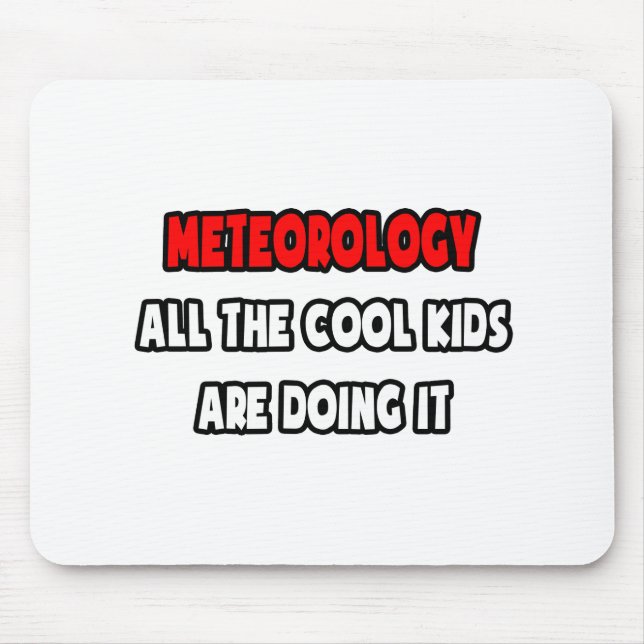 Mousepad Camisas e presentes meteorologistas engraçados (Frente)