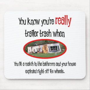 Mousepad Camisas e presentes no Parque Trailer Funny