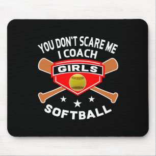 Mousepad Camisas engraçadas de treinador de softball Você n