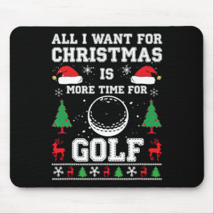 Mousepad Camisas feias de Natal masculinas Dry Fit Golf Xma