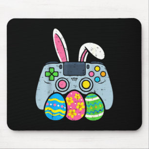 Mousepad Camisas Feliz Páscoa Gamer Coelho Ovos Vídeo Game