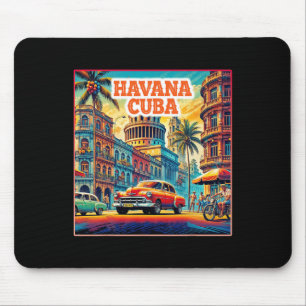 Mousepad Camisas Havana Cu Viagem em Família Turista Vintag