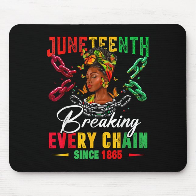 Mousepad Camisas Junenteeth Mulheres Rompendo Todas as Cade (Frente)