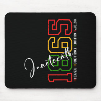 Mousepad Camisas Juneteenth Mulheres Homens Afro-Americanos