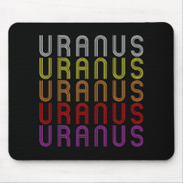 Mousepad Camiseta Astronomia Vintage Retro Planeta Urano
