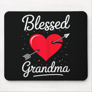 Mousepad Camiseta avó abençoada mulheres dia das mães feliz