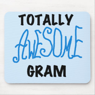 Mousepad Camiseta azul e presentes do grama totalmente