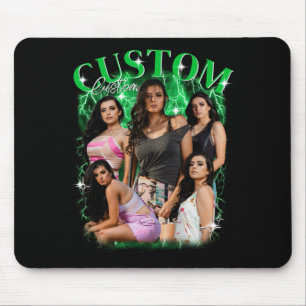 Mousepad Camiseta Bootleg I Love My Hot Girlfriend Heart Gf