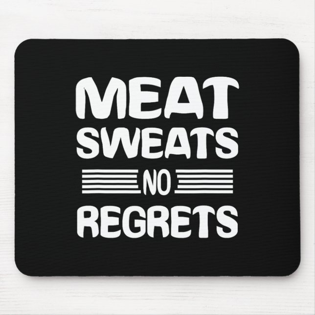 Mousepad Camiseta Carne Suada Sem Arrependimentos Roupa Eng (Frente)