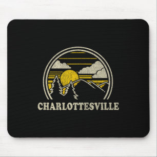 Mousepad Camiseta Charlottesville Virginia Va Vintage Hikin