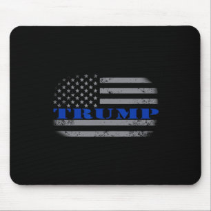 Mousepad Camiseta da Bandeira Americana Política Pro Trump 